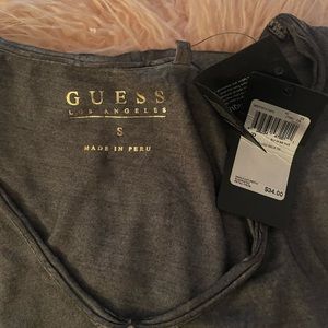 NWT Guess Grey Logo Tee